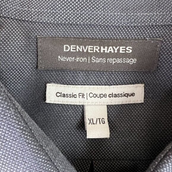 Denver Hayes Classic  Fit Never Iron Button Down XL - Picture 11 of 11
